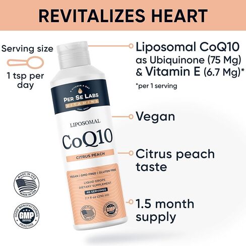 Nutra Well Vitamins Liquid 7.6oz CoQ10 Liposomal in Kuwait