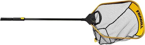 Frabill Trophy Haul Power Extend Fishing Net | Premium Landing Net with Built in Light and Telescoping Handle | Available in Multiple Hoop Sizes in Kuwait