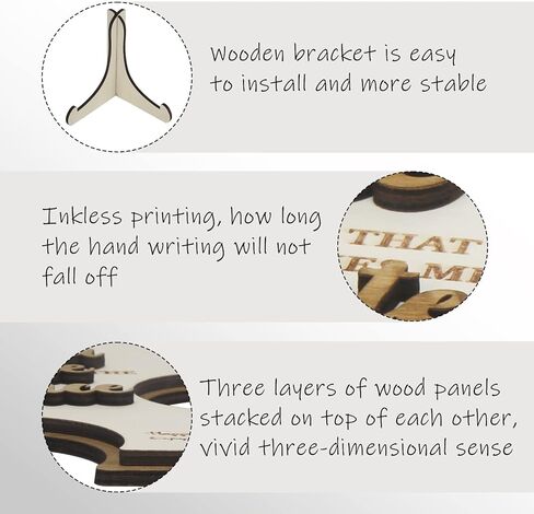 هدايا رومانسية للذكرى السنوية لها - هدايا زفاف للزوج، هدايا فريدة لعيد الحب للنساء، هدايا عيد ميلاد لصديقها - لافتات ولوحات زخرفية خشبية in Kuwait