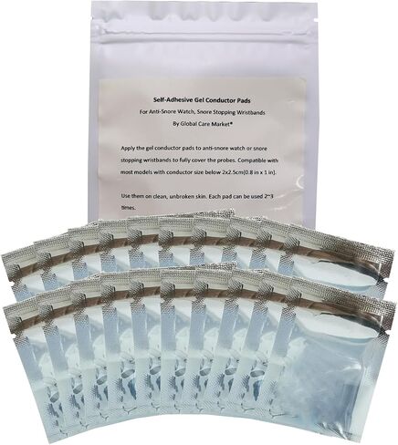 Gel Conductor Pads 20 Pairs for Anti-Snore Watch and Snore Stopping Wristband in Saudi Arabia
