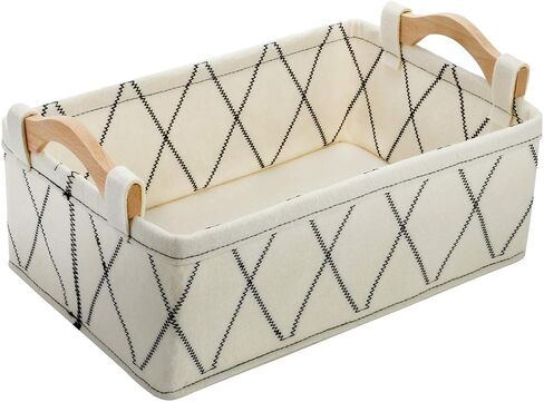 Small Basket Gray Storage Baskets for Shelves Fabric Storage Bins for Living Room Kitchen Playroom Bathroom Toilet Dorm Narrow Storage Basket Organizer Decorative Basket in Saudi Arabia