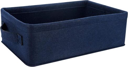 Small Basket Gray Storage Baskets for Shelves Fabric Storage Bins for Living Room Kitchen Playroom Bathroom Toilet Dorm Narrow Storage Basket Organizer Decorative Basket in Saudi Arabia
