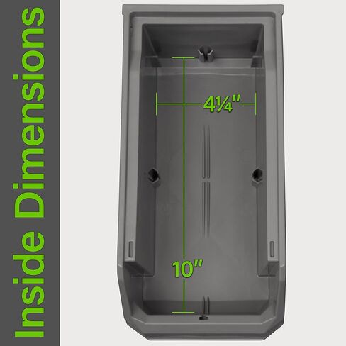 صناديق تخزين حاويات بلاستيكية من ReadySpace للخزانة أو المطبخ أو المكتب أو خزانة المؤن، متوسطة، 8 عبوات، بيضاء in Kuwait