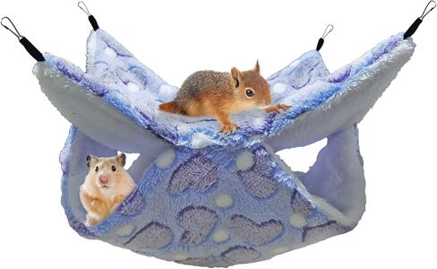 Guinea Pig Hammock for Cage 13.3X13.3,Sugar Glider Hammock,Reusable in Saudi Arabia