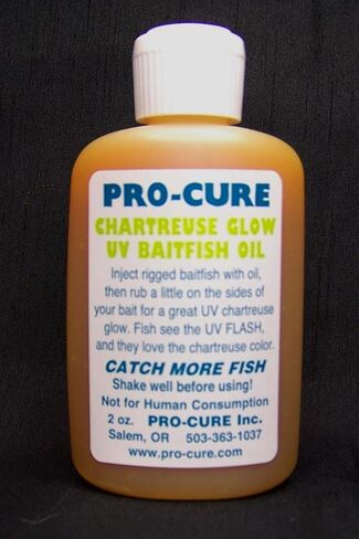 Pro-Cure Chartreuse Glow Uv Baitfish Oil, 2 Ounce in Saudi Arabia