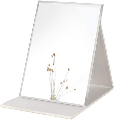Zcooooool Mirror Large Portable Super HD Mirror Makeup Mirror Multi Stand Angle Hand Free/ Handheld / Tabletop Foldable Mirror 8.27X5.9 Inch in Saudi Arabia