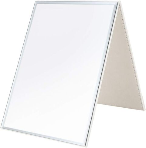 Zcooooool Mirror Large Portable Super HD Mirror Makeup Mirror Multi Stand Angle Hand Free/ Handheld / Tabletop Foldable Mirror 8.27X5.9 Inch in Saudi Arabia