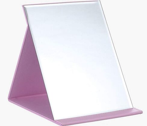Zcooooool Mirror Large Portable Super HD Mirror Makeup Mirror Multi Stand Angle Hand Free/ Handheld / Tabletop Foldable Mirror 8.27X5.9 Inch in Saudi Arabia