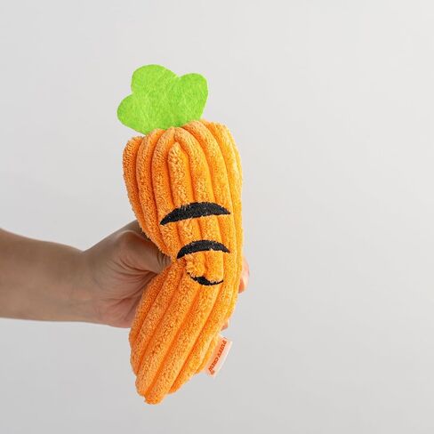 لعبة Puffy Crew Squeaky Dog القطيفة، مجموعة Bite_Stick، مقاس 8 بوصات، للكلاب الصغيرة والمتوسطة (الباذنجان) in Saudi Arabia