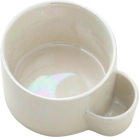 Ceramic Smudge Bowl, Sage Holder for Burning, Smudging Burn Bowl for Sage, Palo Santo Wood, Form for Candles, Candle Container, Smudge, Decorative and Incense Burner (Pearl White) in Saudi Arabia