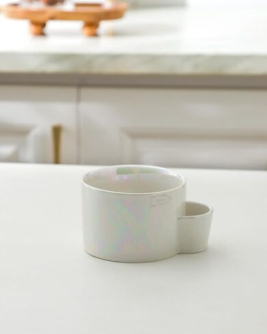 Ceramic Smudge Bowl, Sage Holder for Burning, Smudging Burn Bowl for Sage, Palo Santo Wood, Form for Candles, Candle Container, Smudge, Decorative and Incense Burner (Pearl White) in Saudi Arabia
