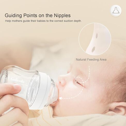 Gulicola Baby Bottle with Straw, Weighted Straw Sippy Cup with Handle, BPA Free PPSU, 6 Months Plus, 9 oz - Clear in Saudi Arabia