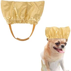 Pet Shower Cap Waterproof Pet Bathing Hat with a Adjustable Strap Dog Ear Covers Reusable Bathing Headgear for Cats Dogs