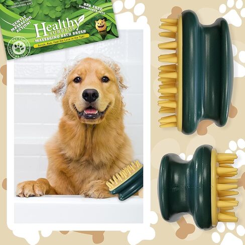 فرشاة تدليك الحيوانات الأليفة وشامبو الحيوانات الأليفة Mal-A-Ket 8 أونصة سائلة | للقطط والكلاب والخيول | باقة in Kuwait