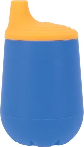 Nuby First Training Cup Set, 4oz Silicone Tumbler with Spout and Straw Combo, 1 pk, Boy in Saudi Arabia