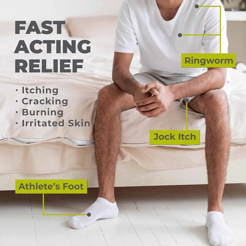 كريم تيراسيل المضاد للفطريات ماكس 6X، علاج فعال لكلوتريمازول مثبت سريريًا لفطريات الجلد. راحة مهدئة: حكة اللعب، قدم الرياضي، عدوى الخميرة الفطرية، السعفة، سعفة (50 جم 2-حزمة) in Kuwait
