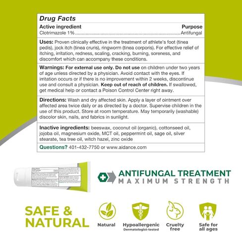 كريم تيراسيل المضاد للفطريات ماكس 6X، علاج فعال لكلوتريمازول مثبت سريريًا لفطريات الجلد. راحة مهدئة: حكة اللعب، قدم الرياضي، عدوى الخميرة الفطرية، السعفة، سعفة (50 جم 2-حزمة) in Kuwait