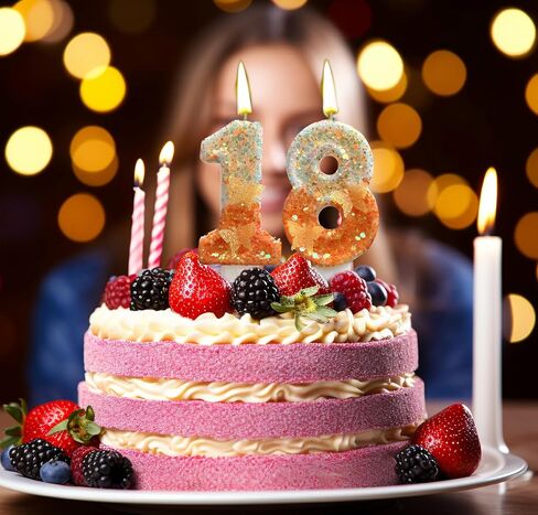 شمعة رقم 1، شمعة فراشة برتقالية 1 شموع أرقام عيد ميلاد 1 لمستلزمات الحفلات in Kuwait