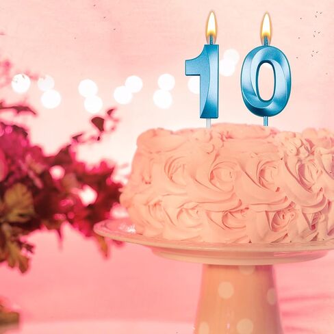 شموع كعكة عيد الميلاد رقم 4، شمعة عيد ميلاد برقم ثلاثي الأبعاد، زينة لتزيين كعكة عيد الميلاد الرابع (ذهبي) in Kuwait