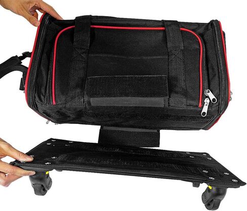 حاملة الحيوانات الأليفة المحمولة للسفر 3 في 1 من فلوبي دوج للكلاب والقطط، يصل وزنها إلى 12 رطلاً وطولها 10 بوصات. عجلات قابلة للإزالة، وحقيبة حمل ناعمة الجوانب وقابلة للتوسيع، ونوافذ تهوية شبكية ومعتمدة من شركات الطيران. in Kuwait