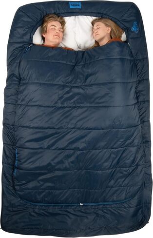 حقيبة نوم Kelty Tru.Comfort Doublewide 20 درجة - حقيبة نوم للتخييم الاصطناعية لشخصين للأزواج والتخييم العائلي in Saudi Arabia