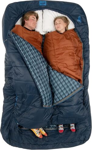حقيبة نوم Kelty Tru.Comfort Doublewide 20 درجة - حقيبة نوم للتخييم الاصطناعية لشخصين للأزواج والتخييم العائلي in Saudi Arabia