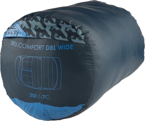 حقيبة نوم Kelty Tru.Comfort Doublewide 20 درجة - حقيبة نوم للتخييم الاصطناعية لشخصين للأزواج والتخييم العائلي in Saudi Arabia