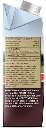 Castor & Pollux Pristine Grain Free Grass-Fed Beef Bone Broth (24) 8.4 oz in Kuwait