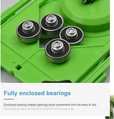 دليل منشار ثقب مثقاب MOFUCA، دليل منشار ثقب مثقاب قابل للتعديل لقاطع ثقب البلاط وحامل تحديد الموقع للسيراميك والبلاط والزجاج (أخضر) in Kuwait