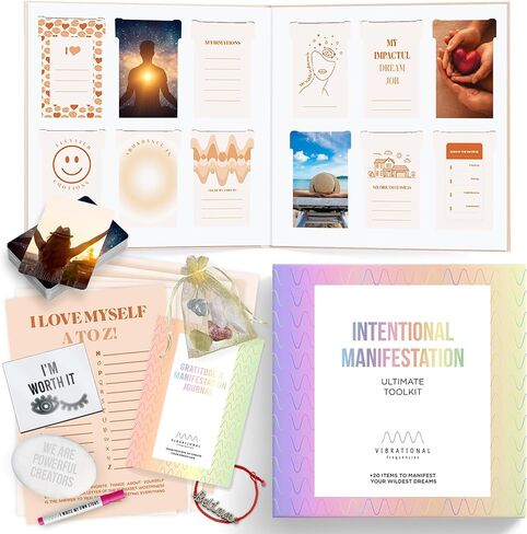 مجموعة ادوات مظاهر للتظاهر المتعمد، مجموعة قانون الجذب لتحديد النية، كتاب تصور دريم لايف، مجموعات سجل القصاصات (مظاهر) in Kuwait