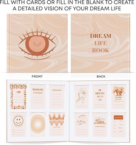 مجموعة ادوات مظاهر للتظاهر المتعمد، مجموعة قانون الجذب لتحديد النية، كتاب تصور دريم لايف، مجموعات سجل القصاصات (مظاهر) in Kuwait