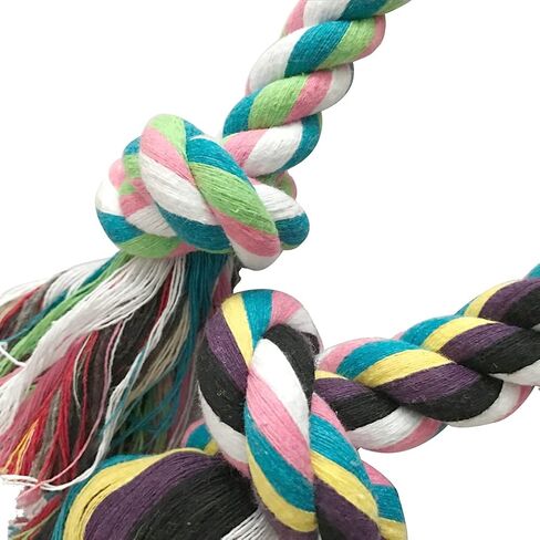 Growtail 10Pcs Dog Rope Toy for Aggressive Chewers Dog Chew Toys for Small Dogs Durable Puppy Teething in Kuwait