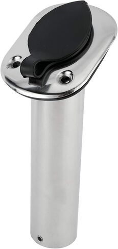 YaeMarine 4Pcs Stainless Steel Rod Holders with Rubber Cap, Liner, Gasket in Saudi Arabia