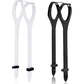 قطعتان من حزام قناع الغوص، حزام قناع الغوص الأسود والشفاف، حزام بديل لقناع الغطس، حزام قناع سيليكون عالمي للغوص والسباحة والغطس in Kuwait