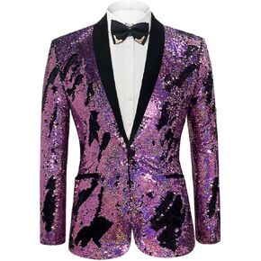 سترة بدلة رجالية من VOREING مُزينة بالترتر لحفلات الزفاف والولائم والحفلات الراقصة، سترة سهرة in Kuwait