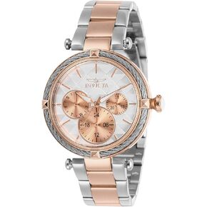 ساعة انفيكتا النسائية بولت كوارتز ستانلس ستيل بسوار ستانلس ستيل، ذهبي، 18 كاجوال in Kuwait