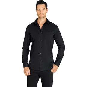CILIVIO Men's Cotton Dress Shirt Regular Fit Button Up Long Sleeve Business Casual Shirt for Men in Saudi Arabia