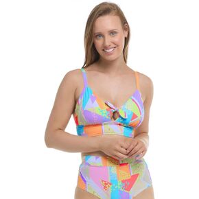 Body Glove Women's Standard Olivia D, Dd, E, F Cup Bikini Top Swimsuit with Adjustable Tie Back