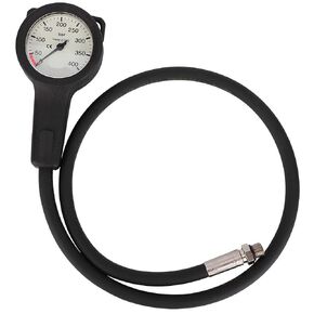 Professional Scuba Pressure Gauge Luminous Submersible Scuba Diving Tank Checker Dive Pressure Gauge Dive Tank Cylinder Air Pressure Tester 400 Bar Console Dive Equipment for Scuba Diving in Kuwait