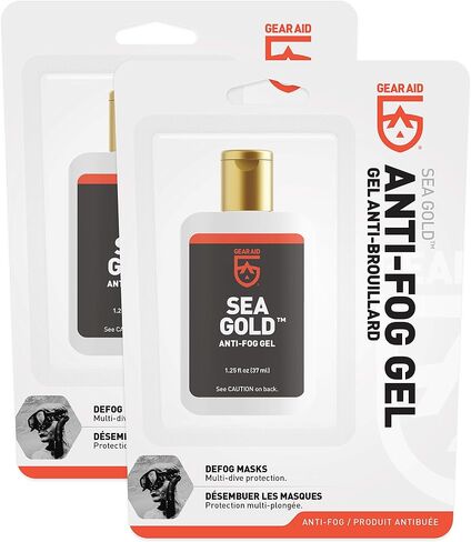 Gear Aid Sea Gold Anti-fog Gel Coating for SCUBA Dive Masks, 1.25 oz, 2 Pack in Saudi Arabia
