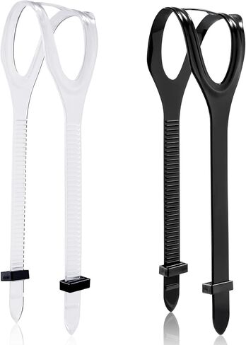 قطعتان من حزام قناع الغوص، حزام قناع الغوص الأسود والشفاف، حزام بديل لقناع الغطس، حزام قناع سيليكون عالمي للغوص والسباحة والغطس in Kuwait