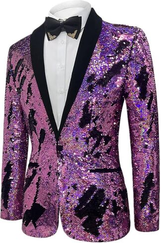 سترة بدلة رجالية من VOREING مُزينة بالترتر لحفلات الزفاف والولائم والحفلات الراقصة، سترة سهرة in Kuwait