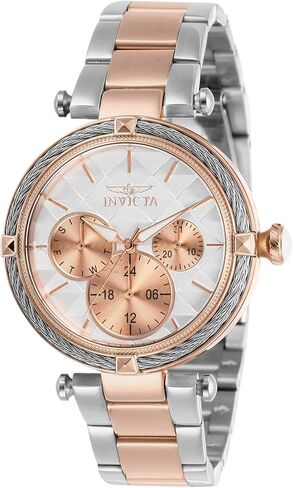 ساعة انفيكتا النسائية بولت كوارتز ستانلس ستيل بسوار ستانلس ستيل، ذهبي، 18 كاجوال in Kuwait