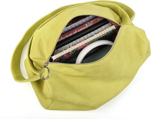 Women Large Tote Bag Casual Top Handle Satchel Handbags Vegan Leather Shoulder Bag Purse Lady Crossbody Messenger Bag in Kuwait