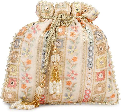 LONGING TO BUY Indian Potli Bags, Evening Clutch Potli Bag For Wedding, Festivals, Potli Bags for Engagement in Saudi Arabia