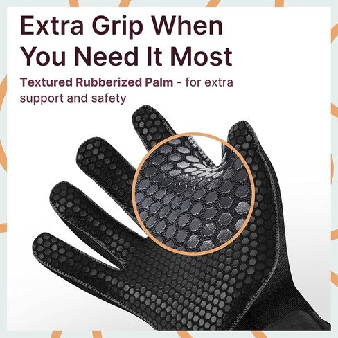 BPS Water Gloves, 3mm & 5mm Neoprene Five Finger Wetsuit Gloves for Diving, Snorkeling, Kayaking, Surfing, Winter, Canoeing, Kayaking and Other Water Sports in Saudi Arabia