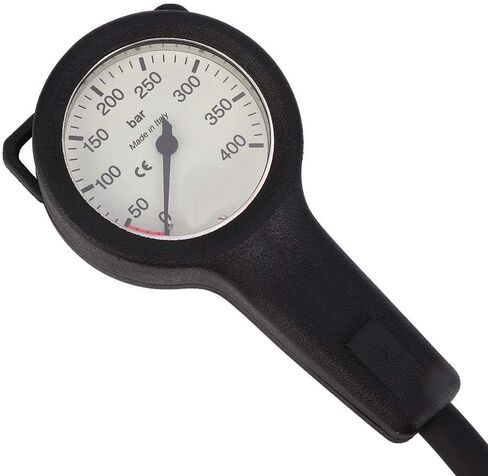 Professional Scuba Pressure Gauge Luminous Submersible Scuba Diving Tank Checker Dive Pressure Gauge Dive Tank Cylinder Air Pressure Tester 400 Bar Console Dive Equipment for Scuba Diving in Kuwait