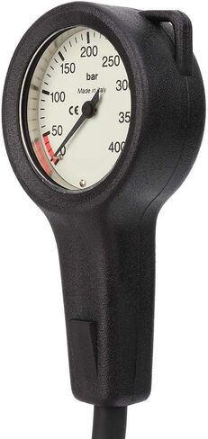 Professional Scuba Pressure Gauge Luminous Submersible Scuba Diving Tank Checker Dive Pressure Gauge Dive Tank Cylinder Air Pressure Tester 400 Bar Console Dive Equipment for Scuba Diving in Kuwait