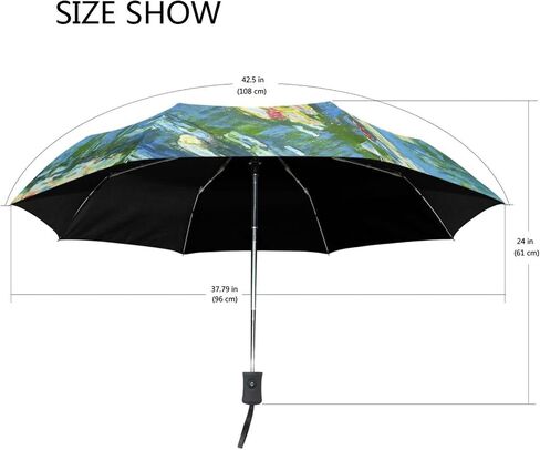 WIHVE Umbrella Auto Open Close Folding Windproof Compact Travel Umbrella in Saudi Arabia