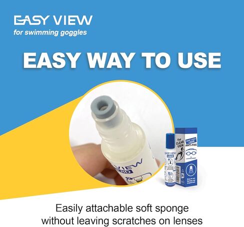 معالجة سائلة فاخرة مضادة للضباب من ايزي فيو - لنظارات السباحة وأقنعة الغوص in Kuwait